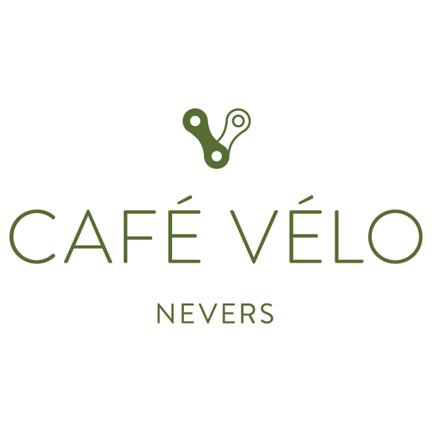Logo du café vélo à Nevers client de notre atelier de marquage textile